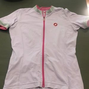 Women's Castelli cycling jersey, size L